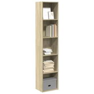 Detailed information about the product Bookcase Sonoma Oak 40x30x189 cm Engineered Wood