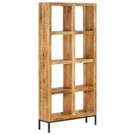 Detailed information about the product Bookshelf 80x25x175 Cm Solid Mango Wood