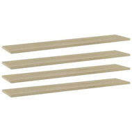 Detailed information about the product Bookshelf Boards 4 Pcs Sonoma Oak 100x20x1.5 Cm Engineered Wood.