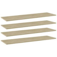 Detailed information about the product Bookshelf Boards 4 Pcs Sonoma Oak 100x30x1.5 Cm Engineered Wood.