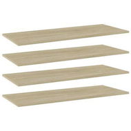 Detailed information about the product Bookshelf Boards 4 Pcs Sonoma Oak 100x40x1.5 Cm Engineered Wood.