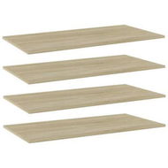 Detailed information about the product Bookshelf Boards 4 Pcs Sonoma Oak 100x50x1.5 Cm Engineered Wood.