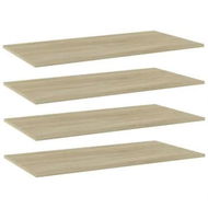 Detailed information about the product Bookshelf Boards 4 pcs Sonoma Oak 80x20x1.5 cm Engineered Wood