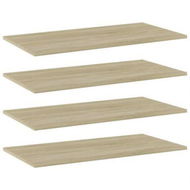 Detailed information about the product Bookshelf Boards 4 Pcs Sonoma Oak 80x40x1.5 Cm Engineered Wood.