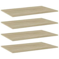 Detailed information about the product Bookshelf Boards 4 Pcs Sonoma Oak 80x50x1.5 Cm Engineered Wood.