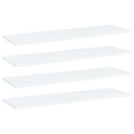 Detailed information about the product Bookshelf Boards 4 Pcs White 100x30x1.5 Cm Engineered Wood.