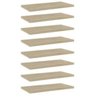 Detailed information about the product Bookshelf Boards 8 Pcs Sonoma Oak 40x20x1.5 Cm Engineered Wood.