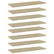 Detailed information about the product Bookshelf Boards 8 Pcs Sonoma Oak 60x20x1.5 Cm Engineered Wood.