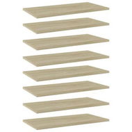 Detailed information about the product Bookshelf Boards 8 Pcs Sonoma Oak 60x30x1.5 Cm Engineered Wood.