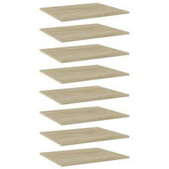 Detailed information about the product Bookshelf Boards 8 Pcs Sonoma Oak 60x50x1.5 Cm Engineered Wood.