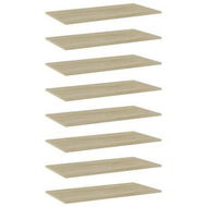 Detailed information about the product Bookshelf Boards 8 Pcs Sonoma Oak 80x40x1.5 Cm Engineered Wood.