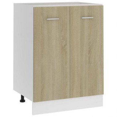 Bottom Cabinet Sonoma Oak 60x46x81.5 Cm Chipboard.