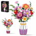 Bouquet Building Blocks Set Wildflower Vase Botanical Collection Compatible Lego Women GirlsHome Office Decor Christmas Birthday ValentinesGift. Available at Crazy Sales for $54.99