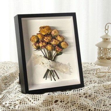 Box Depth 3cm Wooden Frame For Displaying Three-Dimensional Artworks Nordic DIY Wooden Frame Photo Decor