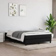 Detailed information about the product Box Spring Bed Frame Black 153x203 cm Queen Size Fabric