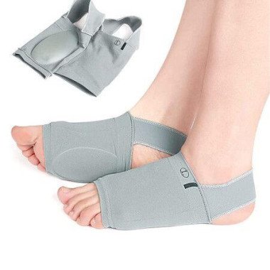 Brace For Flat Foot And Plantar Fasciitis Pain Relief - Women Men - 1 Pair - 6.3 X 3 In.
