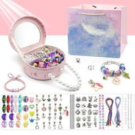 Detailed information about the product Bracelet Making Kit DIY Jewellery Supplies Charm Expandable Jewelry Bangle Pendants Plier Set 264pcs Toy Art Craft Gift Creative Playset