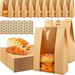 Bread Bags for Homemade Bread,Sourdough Paper With Window,Large Bakery Bags Used for Storage Cookies Snacks,With 50 Cute Sealing Stickers. Available at Crazy Sales for $14.99