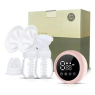 Detailed information about the product Breast Pump Electric Double Massage Function Breastfeeding 2 Modes 9 Levels Rechargeable Nursing LED Display Portable Comfort