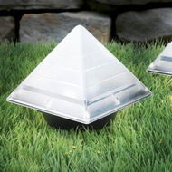 Detailed information about the product BRELONG Sensor Solar Ground Lights Pyramid Shaped Underground Buried Light Outdoor Garden Lawn Path Lamp 1PC