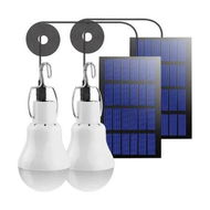 Detailed information about the product Bright LED Lighting Solar Rechargeable Emergency Light Bulbs for Indoor, Outdoor, and Camping