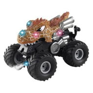 Detailed information about the product Brown 2.4G Remote Control Light Spray Shark Stunt Car Cool Stunts Drive Upright Rotate 360 Left And Right Perfect Gift Idea
