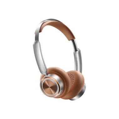 Brown Retro Wireless Noise Reduction Bluetooth Headset LowLatency HD Voice Call Compact Appearance