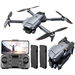 Brushes Obstacle Avoidance 4K HD Drone Optical Flow Hovering with Flagship Five Camera Flodable Quadcopter-2 batteries. Available at Crazy Sales for $64.99