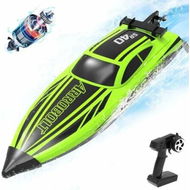 Detailed information about the product Brushless RC Boats for Men Women, 30+MPH Fast Remote Control Boat with 2 Rechargeable Batteries for Lakes for Men Women, Green