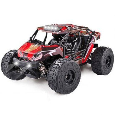 Brushless RTR 1/18 2.4G 4WD 52km/h RC Car Full Proportional LED Light Off-Road Monster Truck Vehicles Models Toys Red