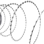 Detailed information about the product BTO-22 Concertina NATO Razor Wire Galvanised Steel 150 M