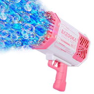 Detailed information about the product Bubble Machine Gun Pink Toys For Girls 69 Holes Bubble Guns With Thousands Of Bubbles And Colorful Lights Cool Outdoor Toys Fun Gifts For Toddler Kids And Adults (Pink)