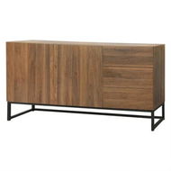 Detailed information about the product Buffet Sideboard Storage Cabinet Walnut