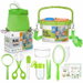 Bug Catcher for Kids Outdoor Insect Catching Kit with Butterfly Net Bug Box and Storage Bag, Educational Toys for Nature Exploration (Green). Available at Crazy Sales for $19.95