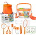 Bug Catcher for Kids Outdoor Insect Catching Kit with Butterfly Net Bug Box and Storage Bag, Educational Toys for Nature Exploration (Orange). Available at Crazy Sales for $19.95