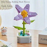 Detailed information about the product Building Block Flower Bouquet Building Sets DIY Creative Potting Building Blocks Flowers Artificial Flower Toy Gifts(Azaleas)