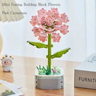 Detailed information about the product Building Block Flower Bouquet Building Sets DIY Creative Potting Building Blocks Flowers Artificial Flower Toy Gifts(Carnation)