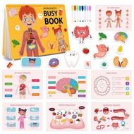 Detailed information about the product Busy Board for Toddlers 2-4, Sensory Toys Montessori Busy Book for Toddlers 1-3, Airplane Travel Essentials Kids, Quiet Book, Educational Toys