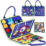 Detailed information about the product Busy Board,Educational Activity Board,Montessori Busy Board for Developing Sensory,Learning Motor Skills,Expanding Brain Thinking,Travel Toys for Boys Girls Gifts