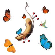 Detailed information about the product Butterfly Banana Hammock Butterfly Feeder, Butterfly Banana feeders Garden Decor for Outdoors,Hanging Feeding Rack Butterfly Houses, 1PCS