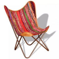 Detailed information about the product Butterfly Chair Chindi Fabric Multicolour