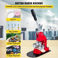 Detailed information about the product Button Maker 2.28 Button and Badge Maker Machine Button Maker Press Punch Press Machine with 500 Buttons 58mm(500pcs)