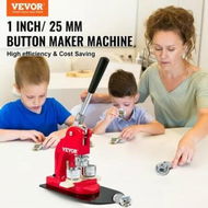 Detailed information about the product Button Maker Machine, 25mm (1 inch) Badge Punch Press Kit, Children DIY Gifts Pin Maker, Button Making Supplies with 500pcs Button Parts & Circle Cutter & Magic Book