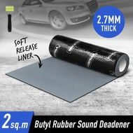 Detailed information about the product Butyl Sound Deadener Car Deadening Mat Audio Noise Insulation Automotive Shock Proofing Shield Vehicle Vibration Dampening Rubber 2.7mm 2 SQM 50x400cm
