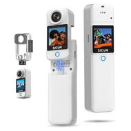 Detailed information about the product C300 POV Pocket Camera 4K, 7H Power, 6 Axis Stabilization Action Camera, Dual Touch Screen Body Camera, 30M Waterproof Body Cam, White