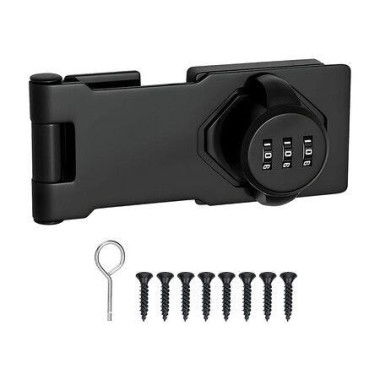 Cabinet Combination Lock Password Hasp Locks Cabinet Door Lock 1 Pack