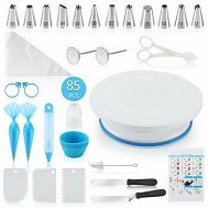 Detailed information about the product Cake Decorating Kit- 85 PCs Cake Decorating Tools With A Non Slip Base Cake Turntable