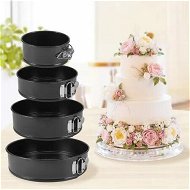 Detailed information about the product Cake Pan Set for Baking,Non-Stick Springform Pans Set of 4(4,7,9,10inch),Round Cake Pans,Cheesecake Pan,Leak-Proof Cake Pans with Removable Bottom
