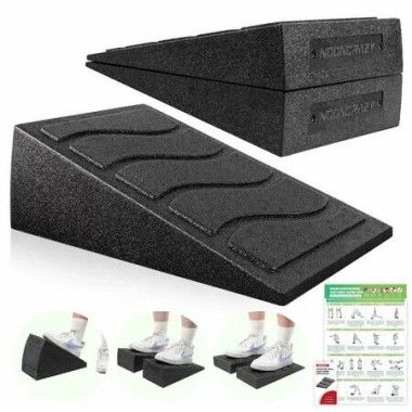 Calf Stretching Slant Board Adjustable Incline Wedge 217kg Capacity Squat Yoga Foam Ankle Mobility Exercise Fitness Tool