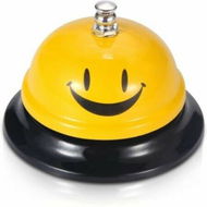 Detailed information about the product Call Bell Service Bell For The Porter Kitchen Restaurant Bar Classic Concierge Hotel (3.3 Inch Diameter) (Yellow A)